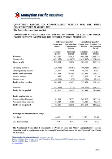 Thumbnail Malaysian Pacific Industries Quarterly Report 2021-2022-q3