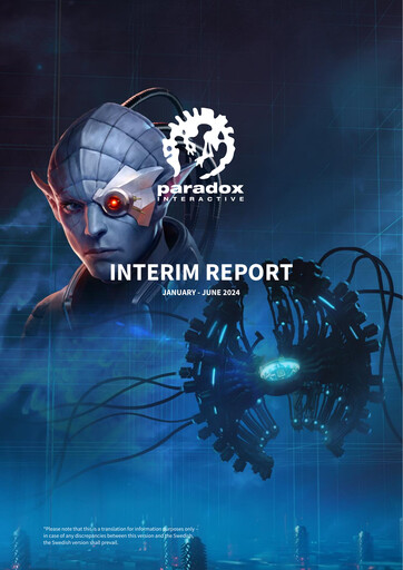 Vorschaubild Paradox Interactive Halbjahresbericht 2024