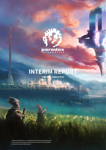 Miniature Paradox Interactive Rapport trimestriel 2023-q1