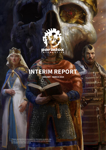 Miniature Paradox Interactive Rapport trimestriel 2024-q1