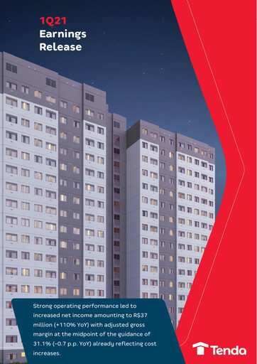 Thumbnail Construtora Tenda S.A. Quarterly Report 2021-q1