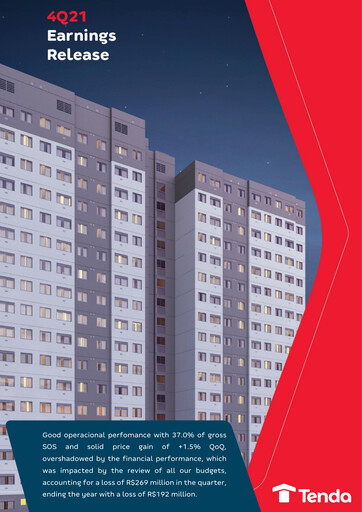 Thumbnail Construtora Tenda S.A. Quarterly Report 2021-q4