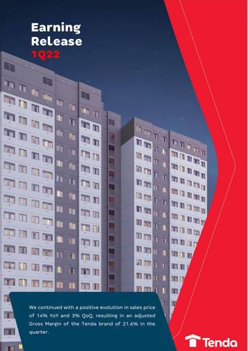 Thumbnail Construtora Tenda S.A. Quarterly Report 2022-q1