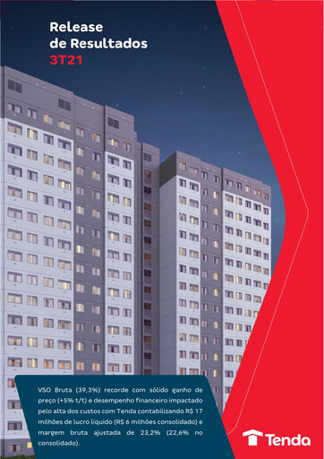 Thumbnail Construtora Tenda S.A. Quarterly Report 2021-q3