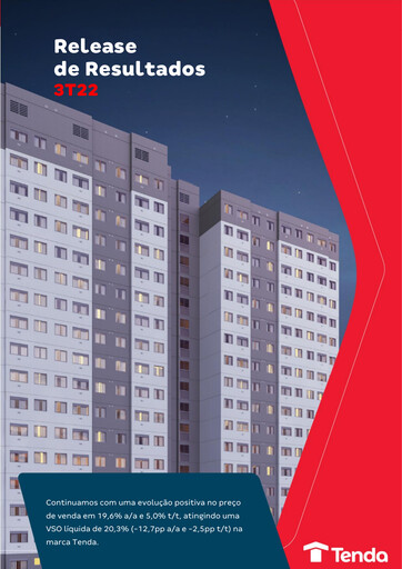 Thumbnail Construtora Tenda S.A. Quarterly Report 2022-q3
