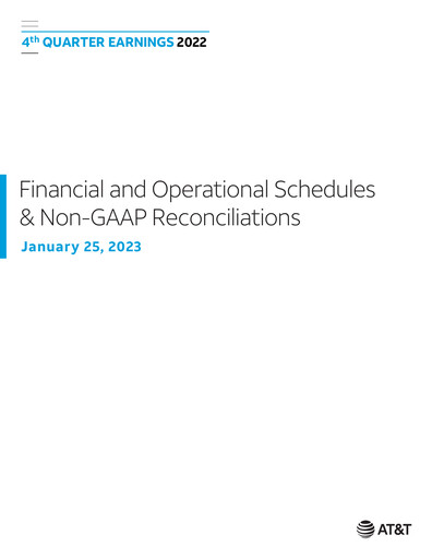 Thumbnail AT&T Quarterly Report 2022-q4
