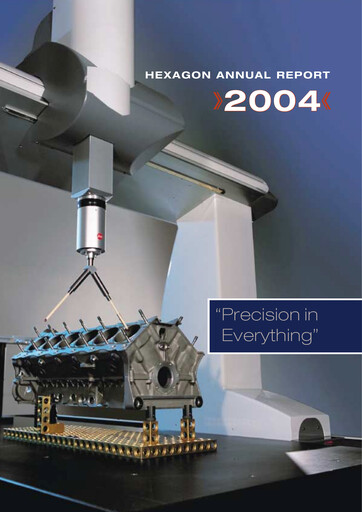 Thumbnail Hexagon AB Annual Report 2004