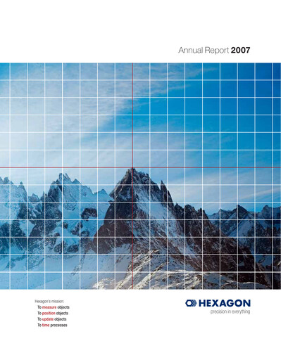 Thumbnail Hexagon AB Annual Report 2007
