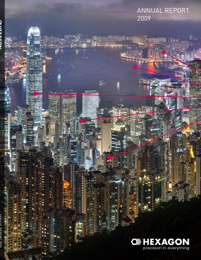 Thumbnail Hexagon AB Annual Report 2009