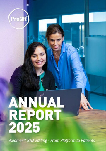 Thumbnail ProQR Therapeutics Annual Report 2025