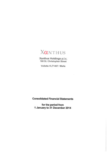 Miniature Verve Group SE Bilan financier 2014