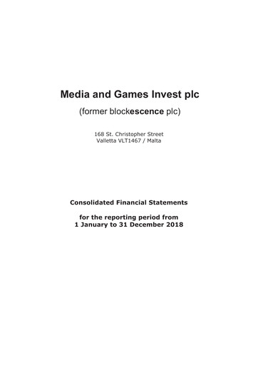 Miniature Verve Group SE Bilan financier 2018