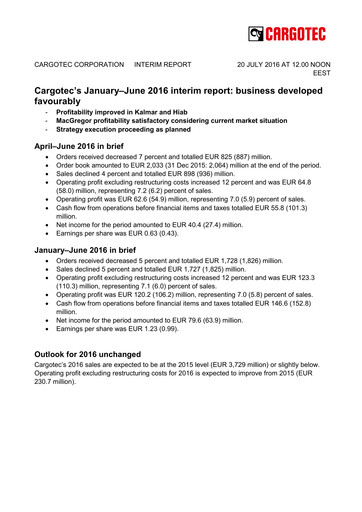 Thumbnail Hiab Oyj Financial Report 2016-h1