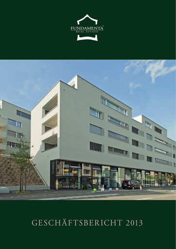 Thumbnail Fundamenta Real Estate AG Annual Report 2013