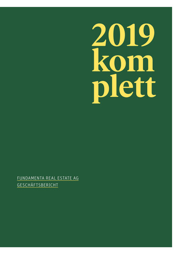 Thumbnail Fundamenta Real Estate AG Annual Report 2019