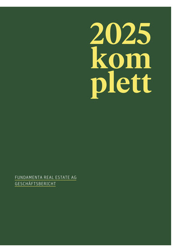 Thumbnail Fundamenta Real Estate AG Annual Report 2025