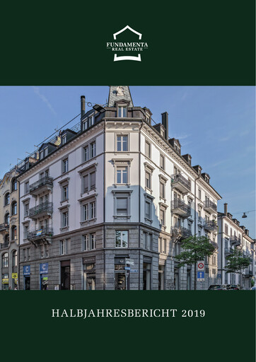 Vorschaubild Fundamenta Real Estate AG Halbjahresbericht 2019-h1