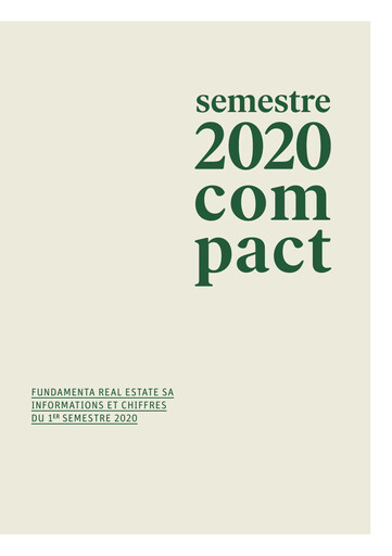 Vorschaubild Fundamenta Real Estate AG Halbjahresbericht 2020-h1