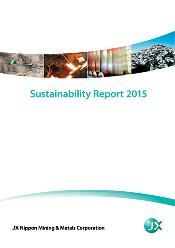 Thumbnail JX Advanced Metals Sustainability Report 2015