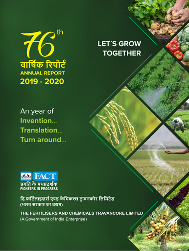 Thumbnail The Fertilisers And Chemicals Travancore Limited Annual Report 2019-2020