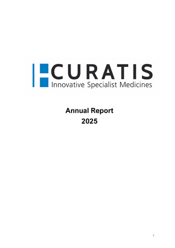 Thumbnail Curatis Annual Report 2025