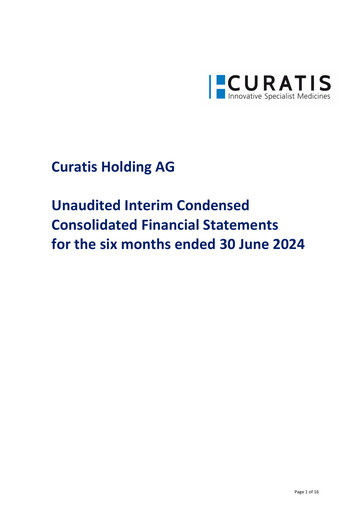 Thumbnail Curatis Half-year Report 2024-h1