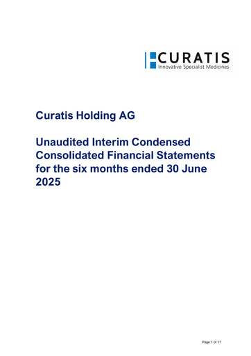 Thumbnail Curatis Half-year Report 2025-h1