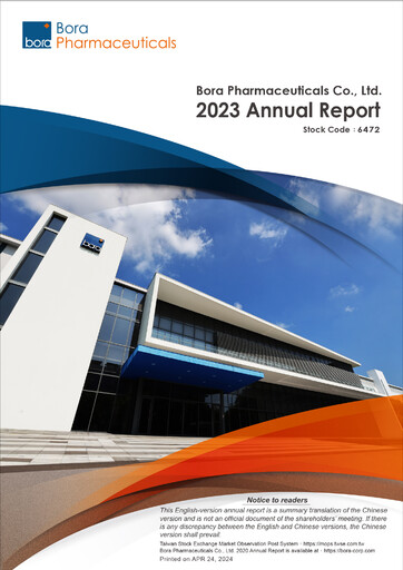 Thumbnail Bora Pharmaceuticals Annual Report 2023