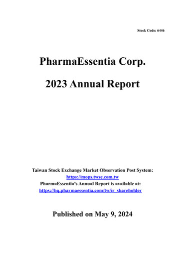 Thumbnail PharmaEssentia Annual Report 2023