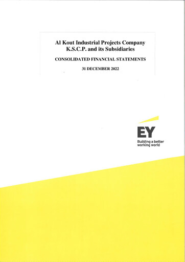 Miniature Al Kout Industrial Projects Company Rapport annuel 2022