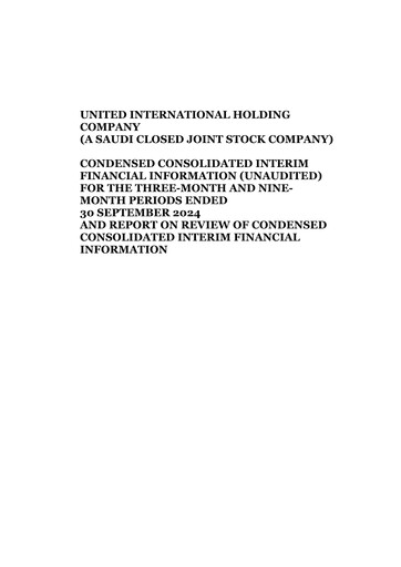 Thumbnail United International Holding Company Quarterly Report 2024-q3