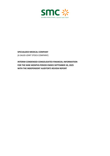Thumbnail Specialized Medical Company Financial Statement 2025-9m