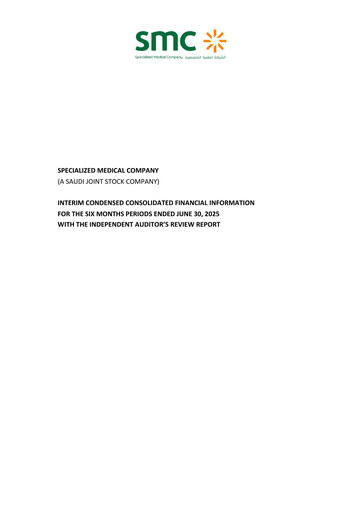 Thumbnail Specialized Medical Company Financial Statement 2025-h1