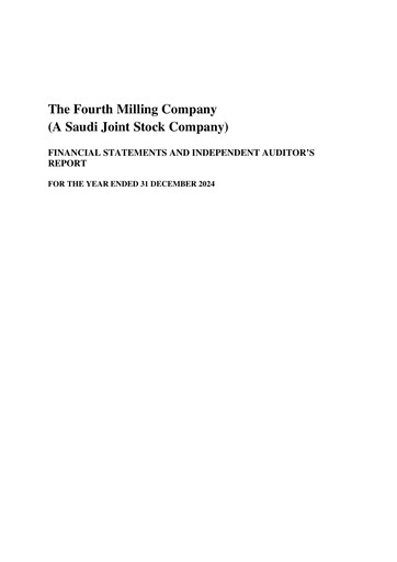 Thumbnail Fourth Milling Financial Statement 2024