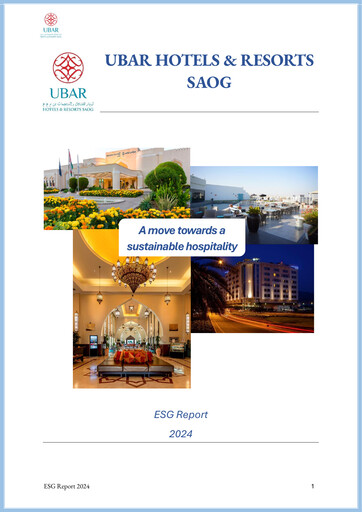 Thumbnail UBAR Hotels & Resorts SAOG ESG Report 2024