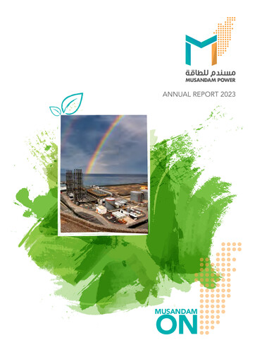 Thumbnail Musandam Power Annual Report 2023
