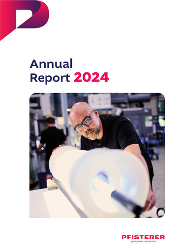 Thumbnail PFISTERER Holding SE Annual Report 2024