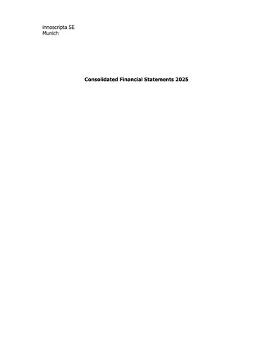 Thumbnail innoscripta SE Financial Statement 2025