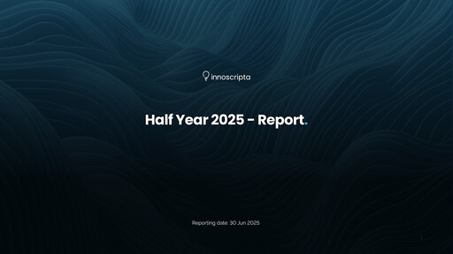 Miniature innoscripta SE Rapport semestriel 2025-h1