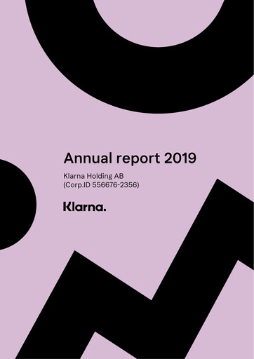 Thumbnail Klarna Annual Report 2019