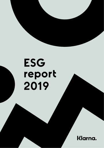 Miniature Klarna Rapport ESG 2019