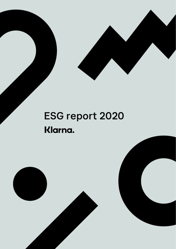 Miniature Klarna Rapport ESG 2020