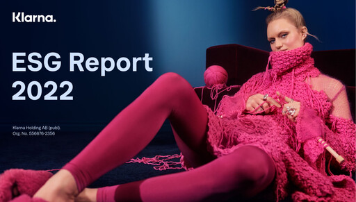 Miniature Klarna Rapport ESG 2022