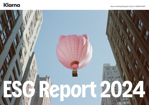 Miniature Klarna Rapport ESG 2024