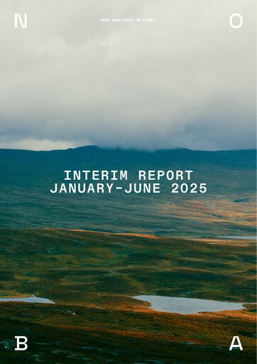 Miniature NOBA Bank Group AB Rapport semestriel 2025-h1