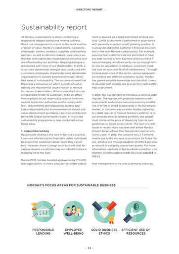 Vorschaubild NOBA Bank Group AB Nachhaltigkeitsbericht 2018
