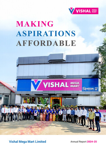Thumbnail Vishal Mega Mart Limited Annual Report 2024-2025