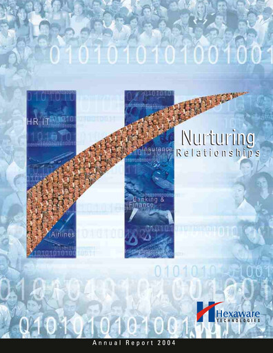 Thumbnail Hexaware Technologies Annual Report 2004