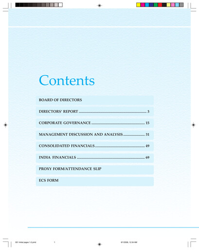 Thumbnail Hexaware Technologies Annual Report 2005