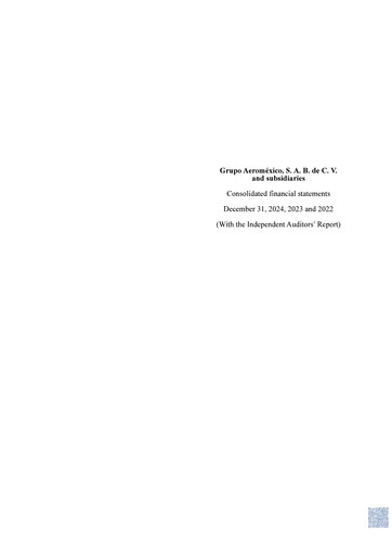 Vorschaubild Grupo Aeromexico Finanzmitteilung 2024